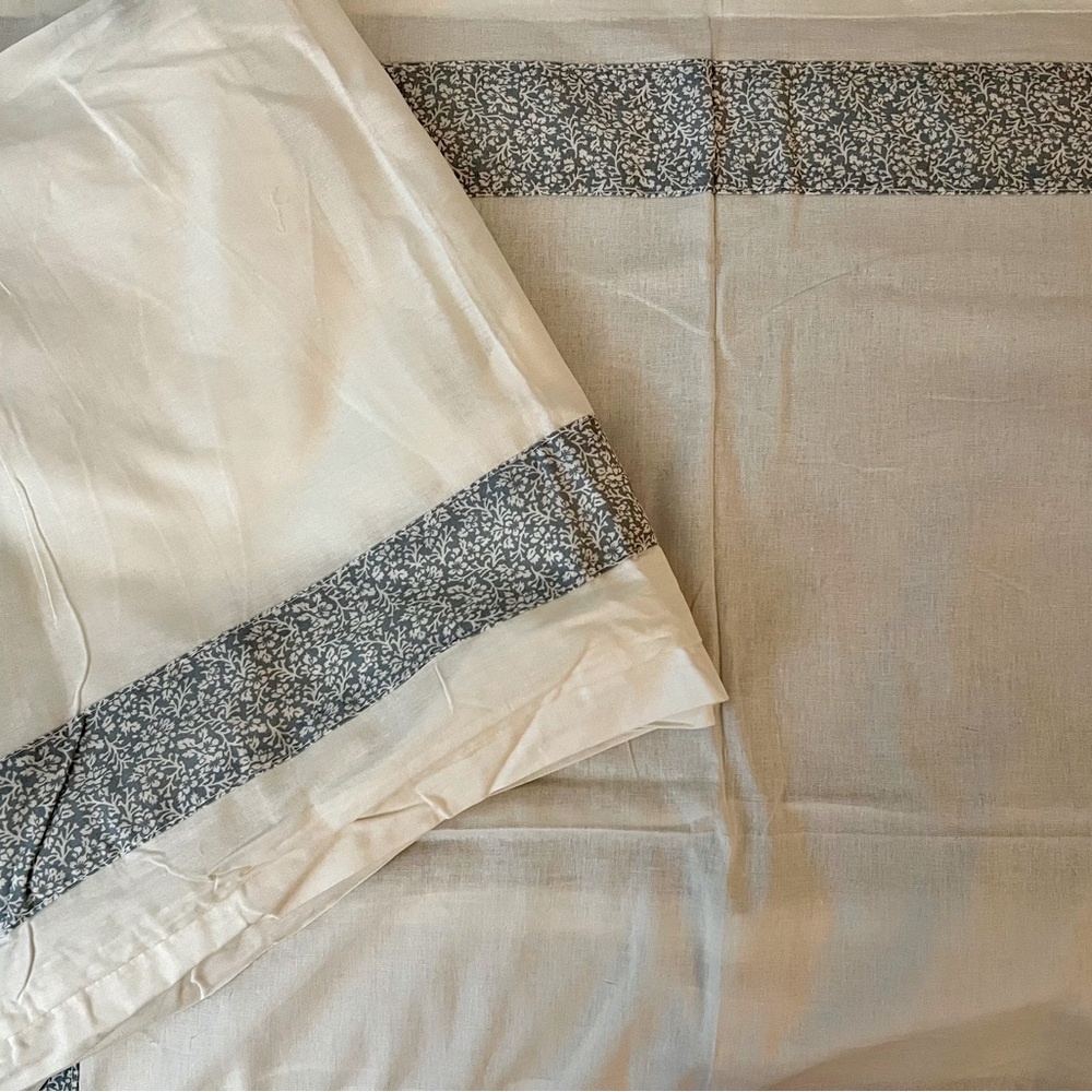 NWOT Laura Ashley European Square Pillow Shams (x2)